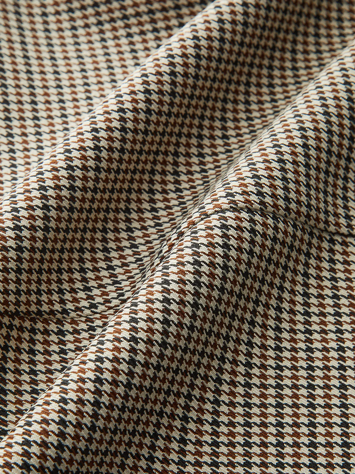 High-Waisted Houndstooth Flare Pants - Wholesalesil