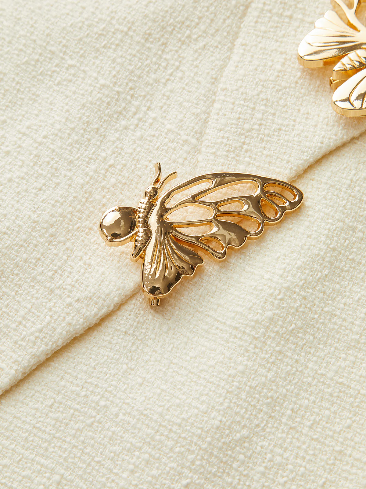 Butterfly Embellished Cap Sleeve Dress - Wholesalesil