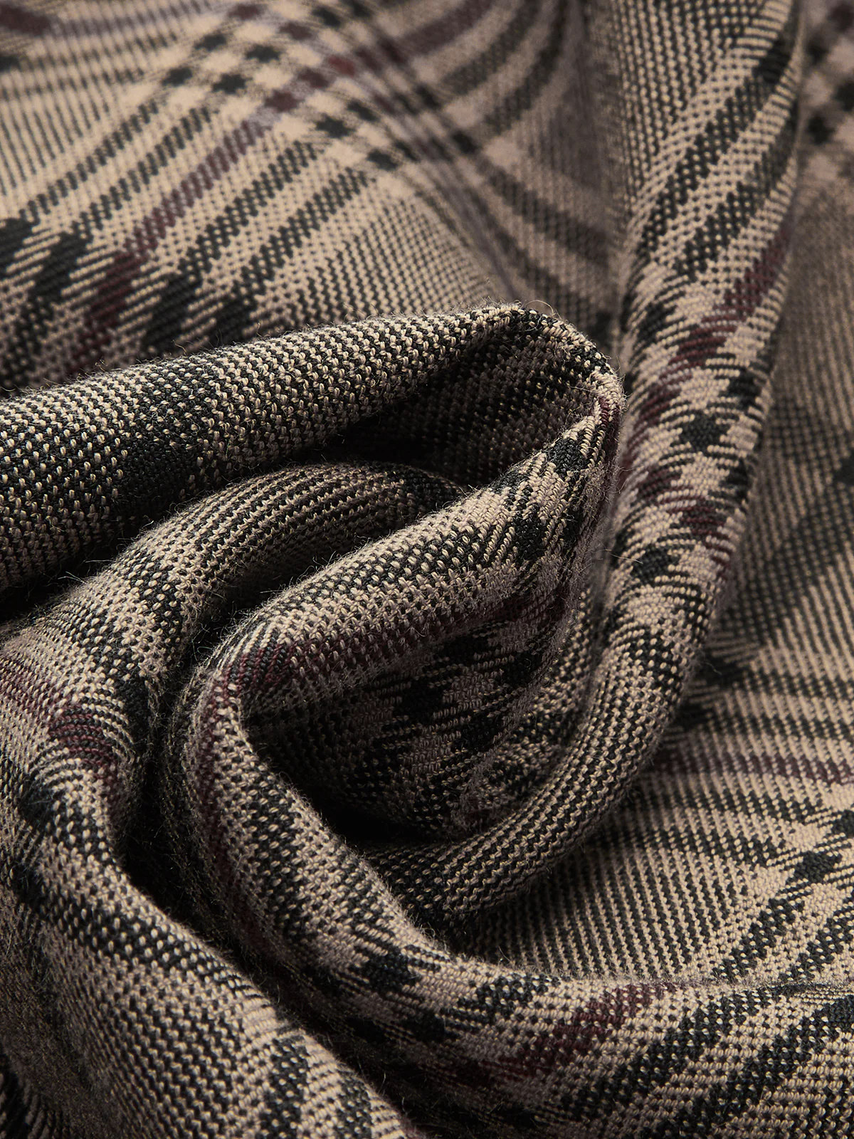 Plaid Wide-Leg Pants - Wholesalesil