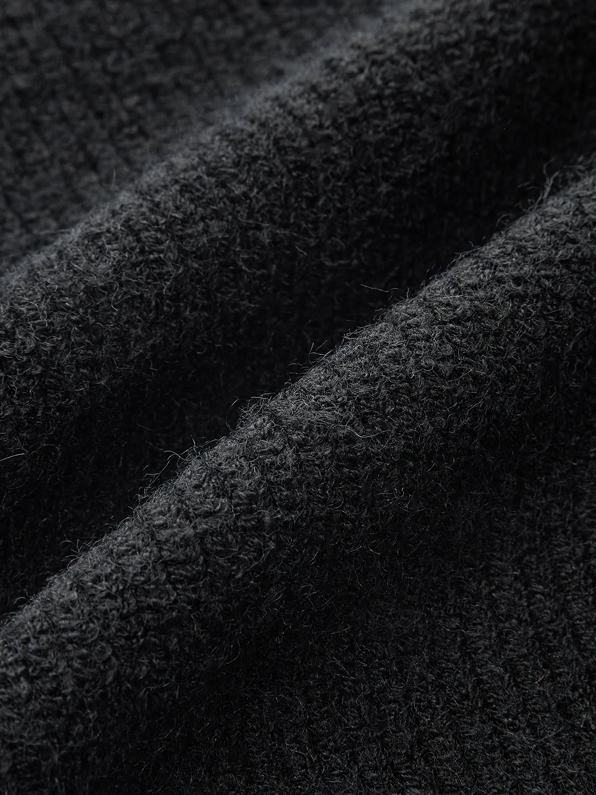 Mock Neck Tie Neck Contrast Stitch Sweater - Wholesalesil