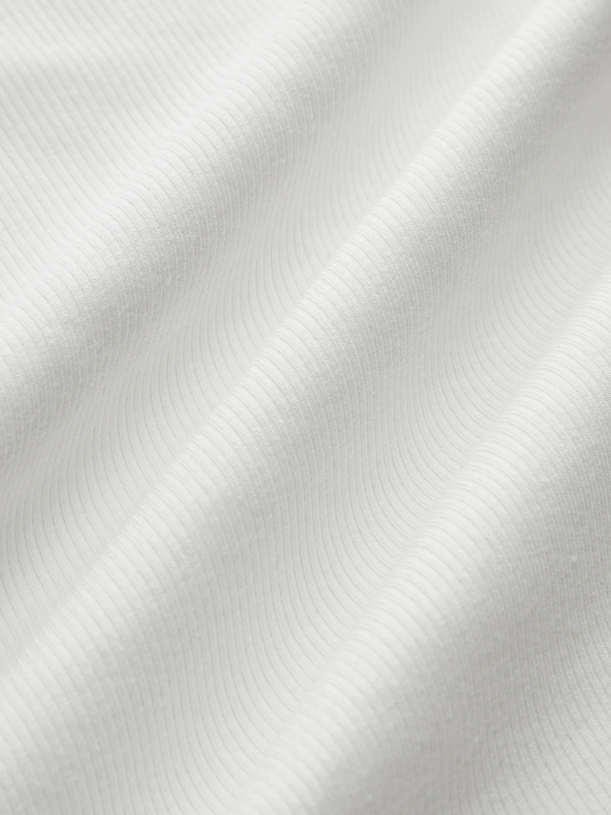 Ribbed Crew Neck Short Sleeve Cotton-Blend Top - Wholesalesil