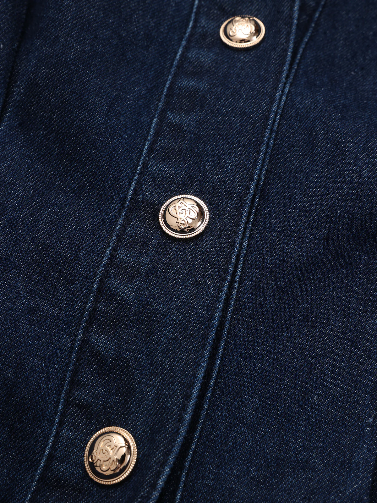 Belted Button-Front Denim Shirt Dress - Wholesalesil