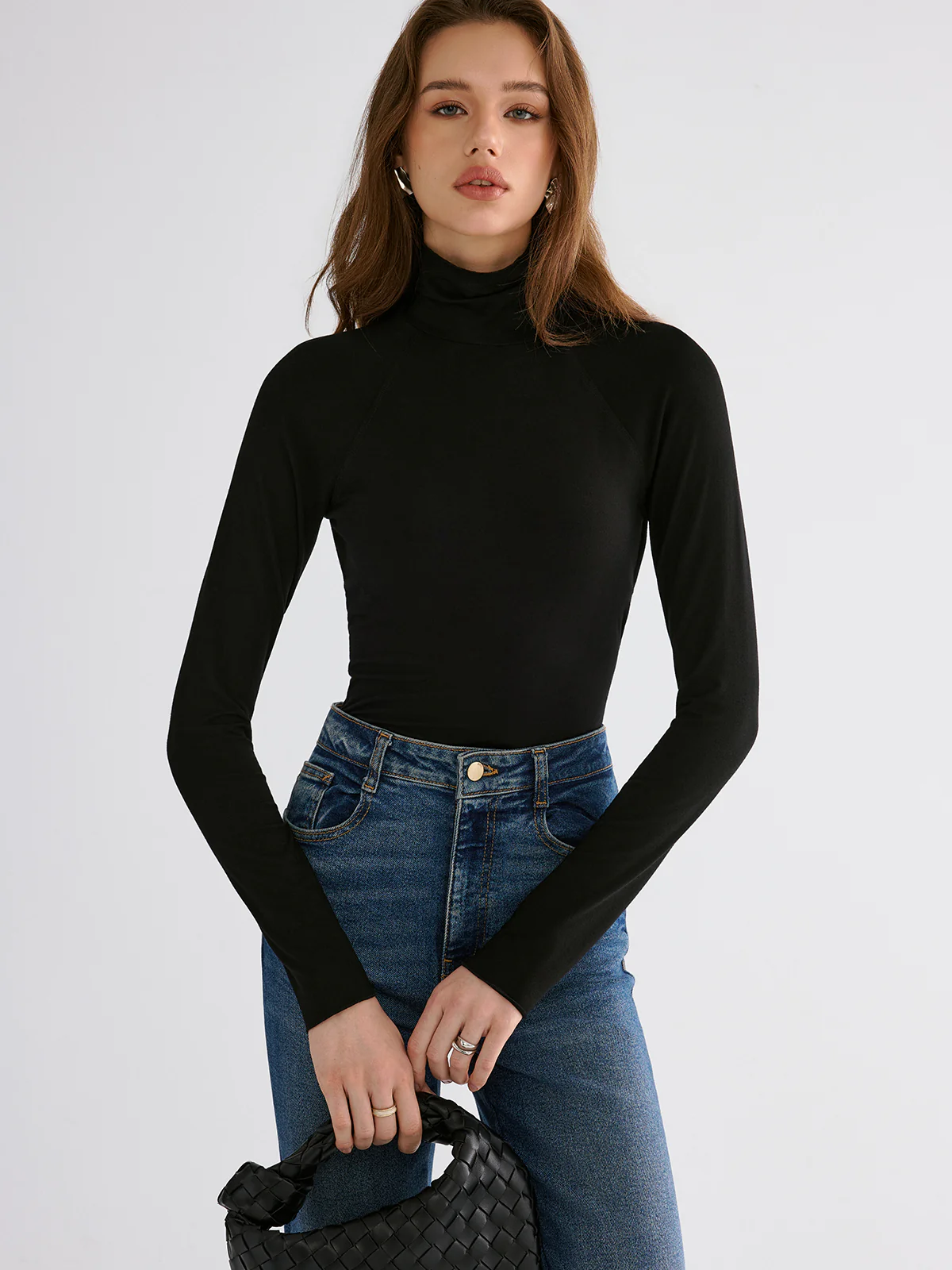 Bra Free Soft Line Open Back Long Sleeve Shirt - Wholesalesil