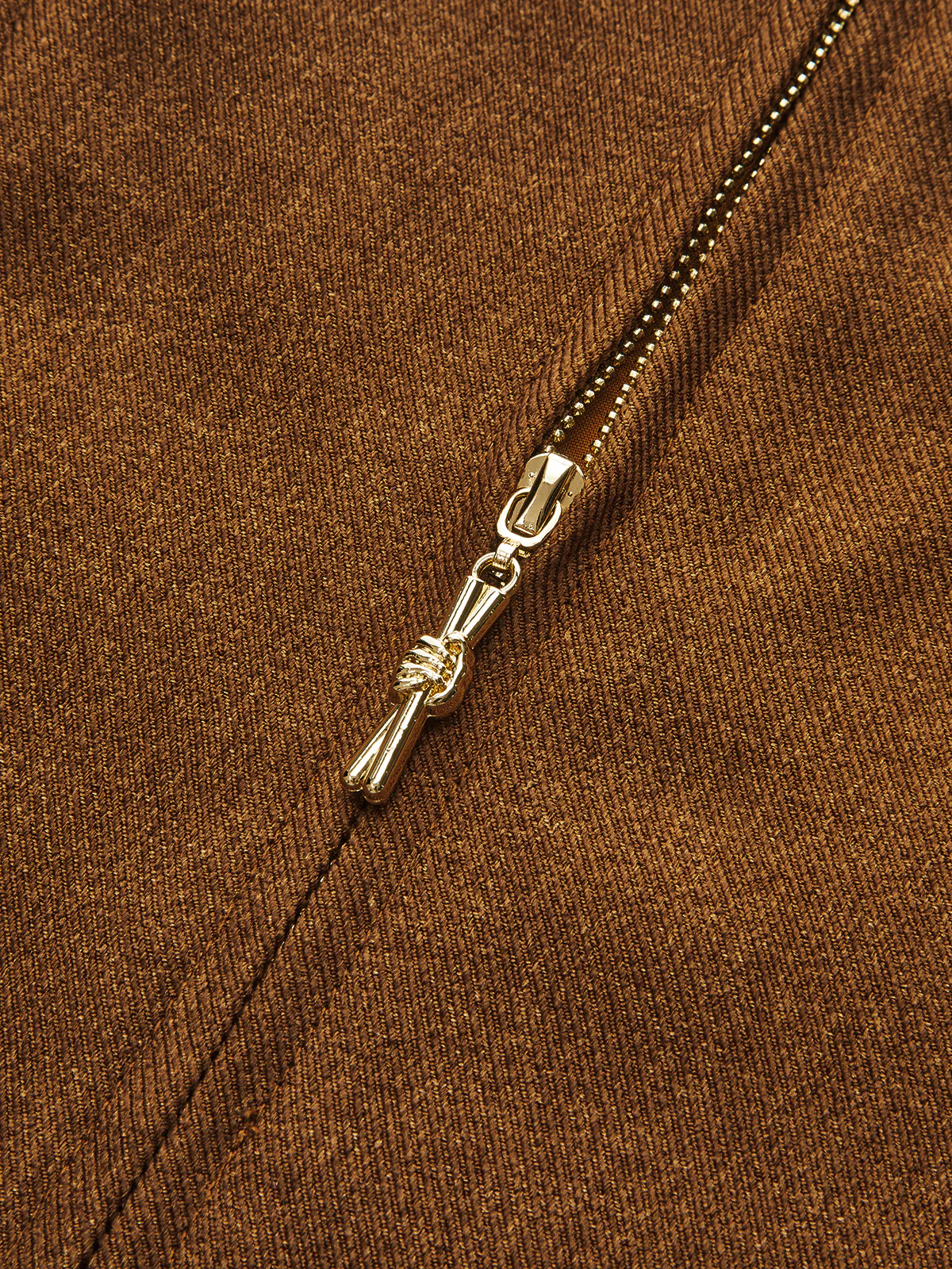 Square Neck Zip Front Belted Vest - Wholesalesil