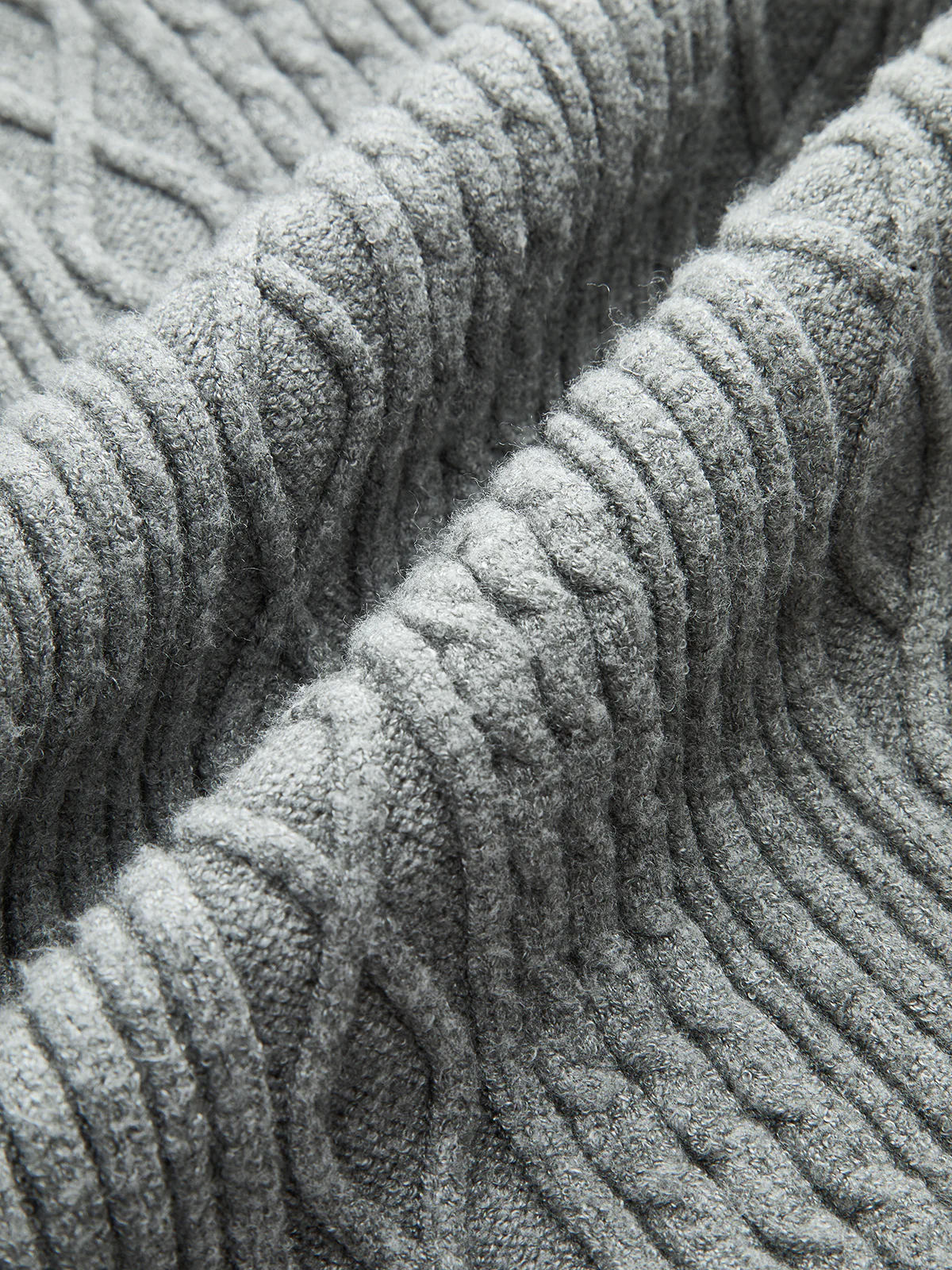 Cable Knit Mid-Waist Drawstring Pants - Wholesalesil