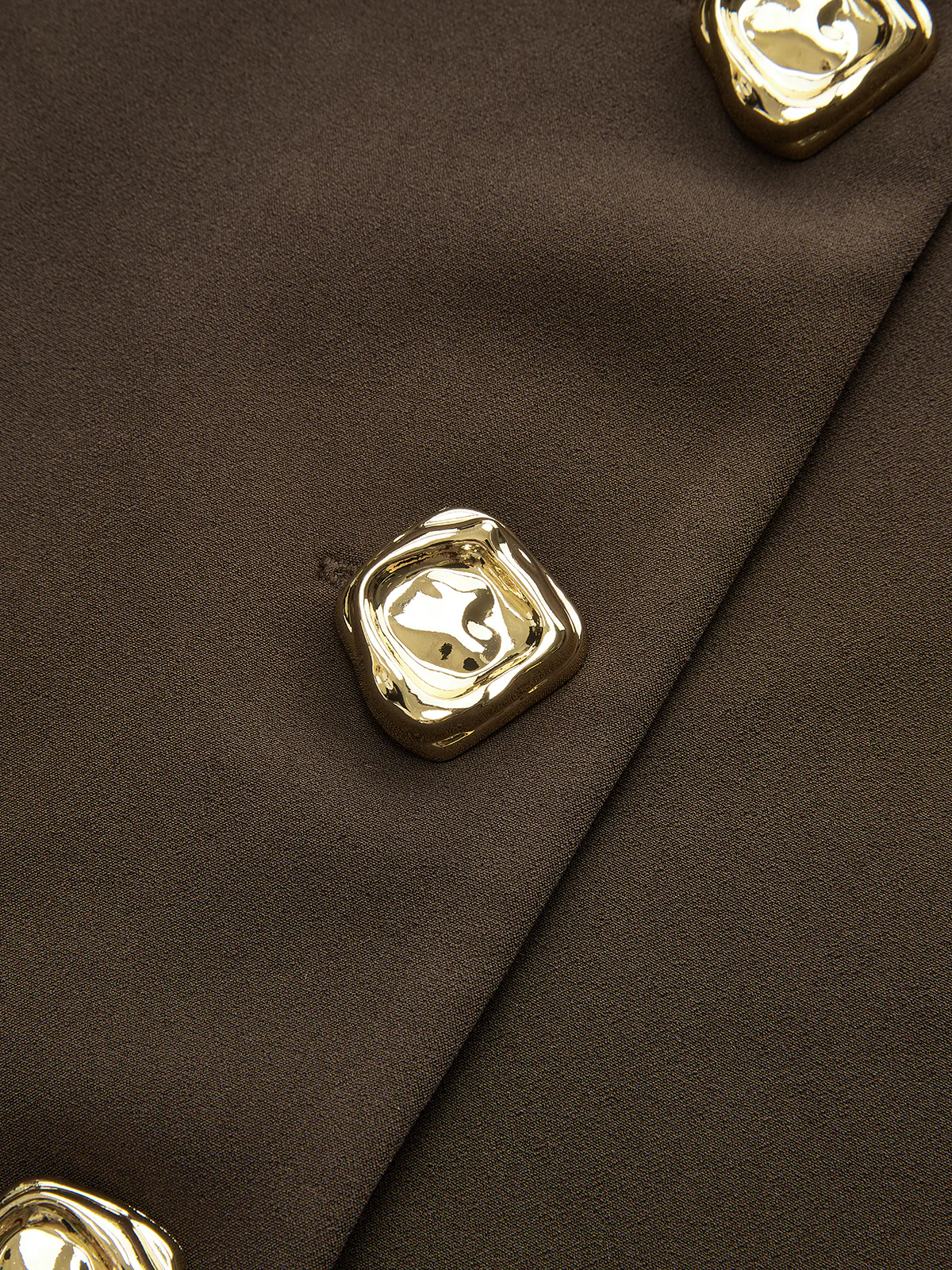 Collared Metal Button Jacket - Wholesalesil