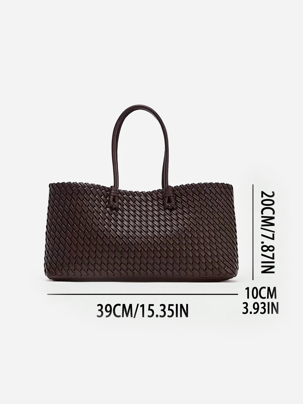 Woven PU Tote Bag - Wholesalesil