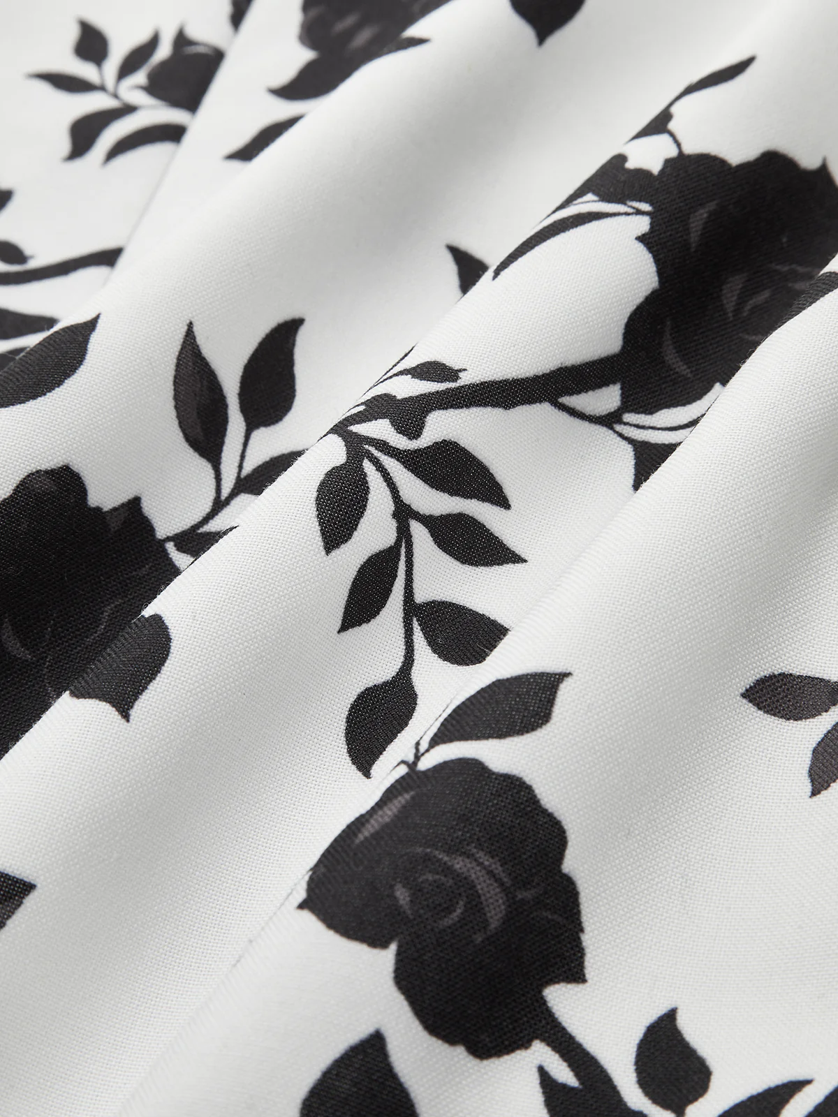 Floral Print Backless Flare Dress - Wholesalesil