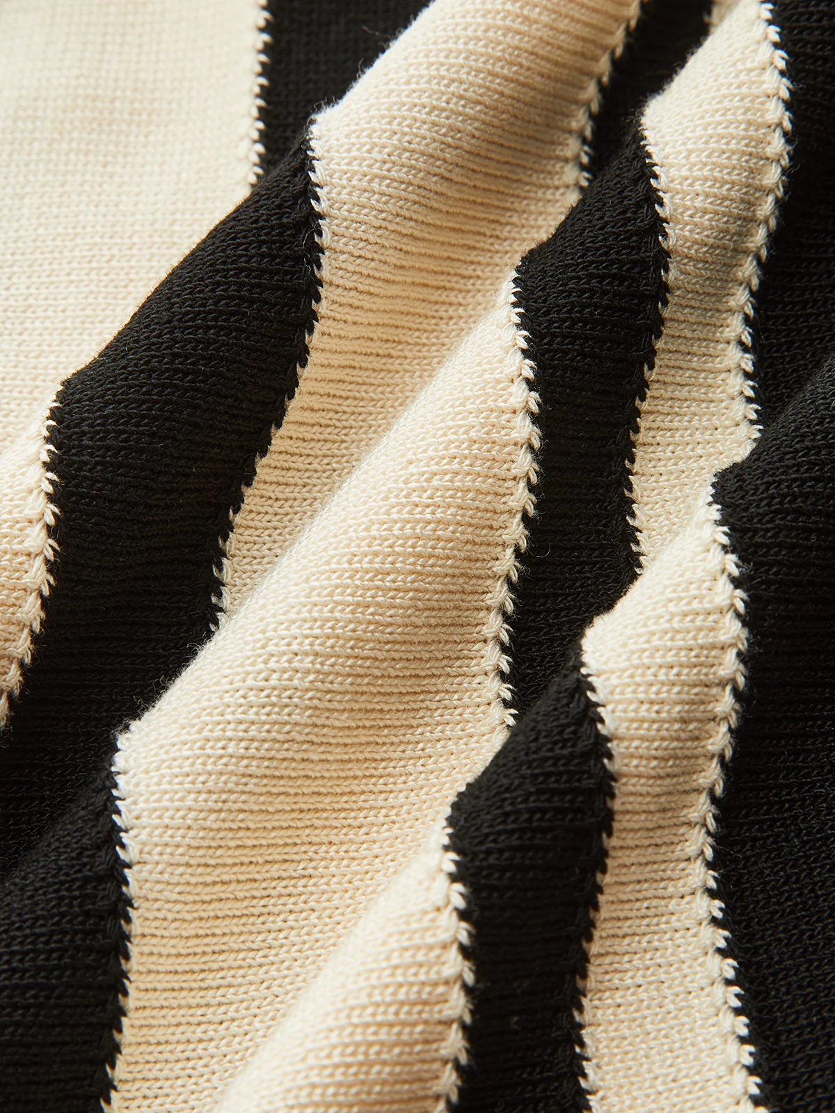 Striped Knit High-Waist Pants - Wholesalesil