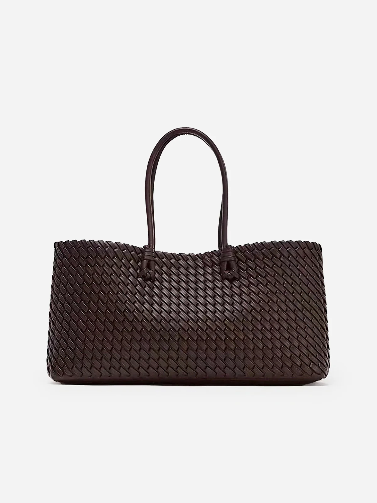 Woven PU Tote Bag - Wholesalesil