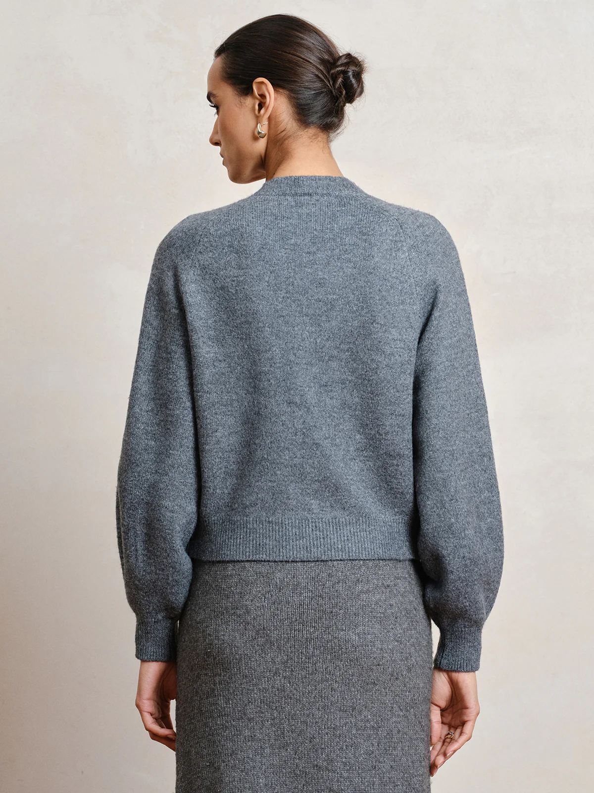 Lace-Up Trim V-Neck Cardigan - Wholesalesil