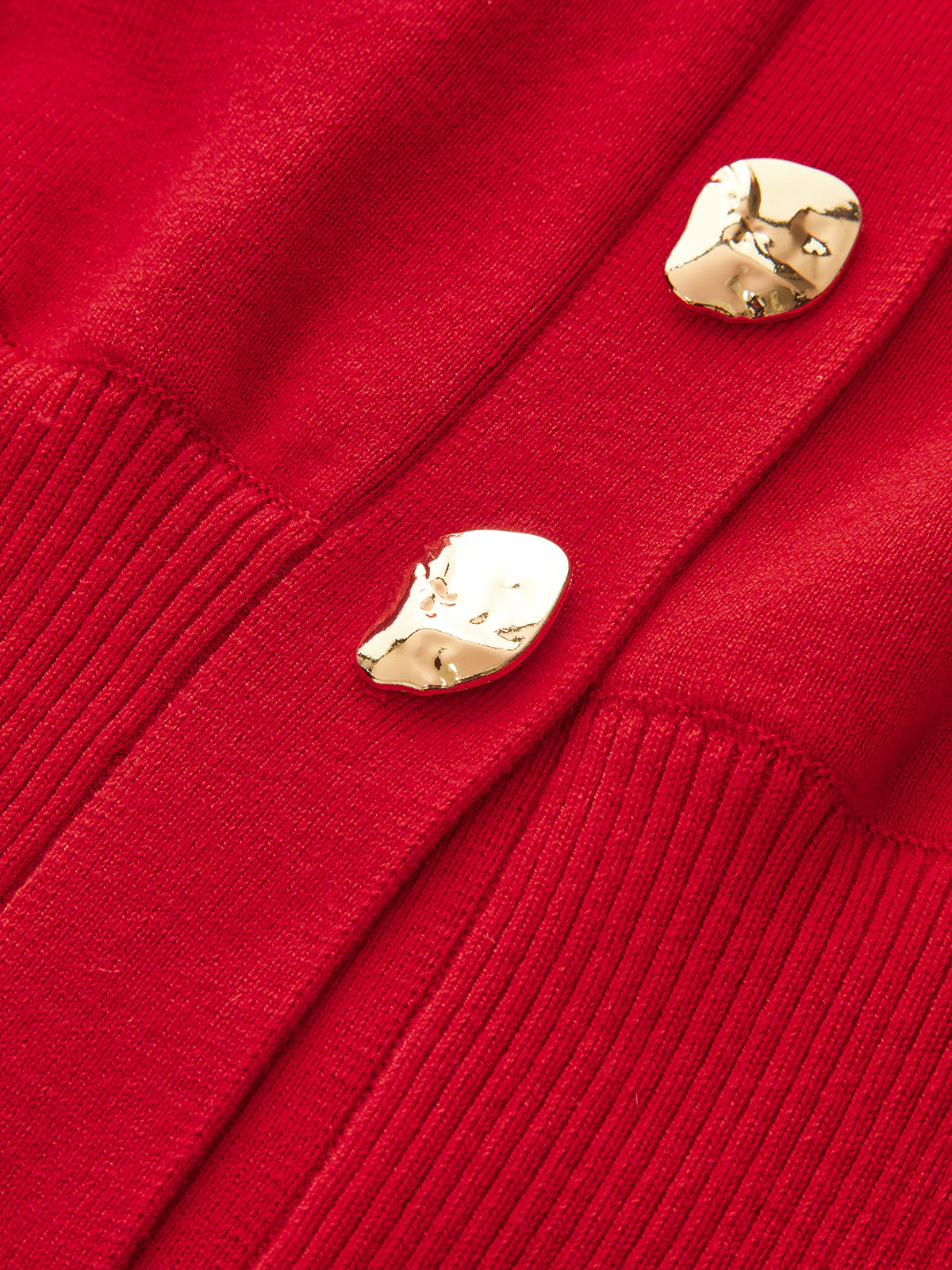 Wool Blend Cropped V-Neck Cardigan - Wholesalesil