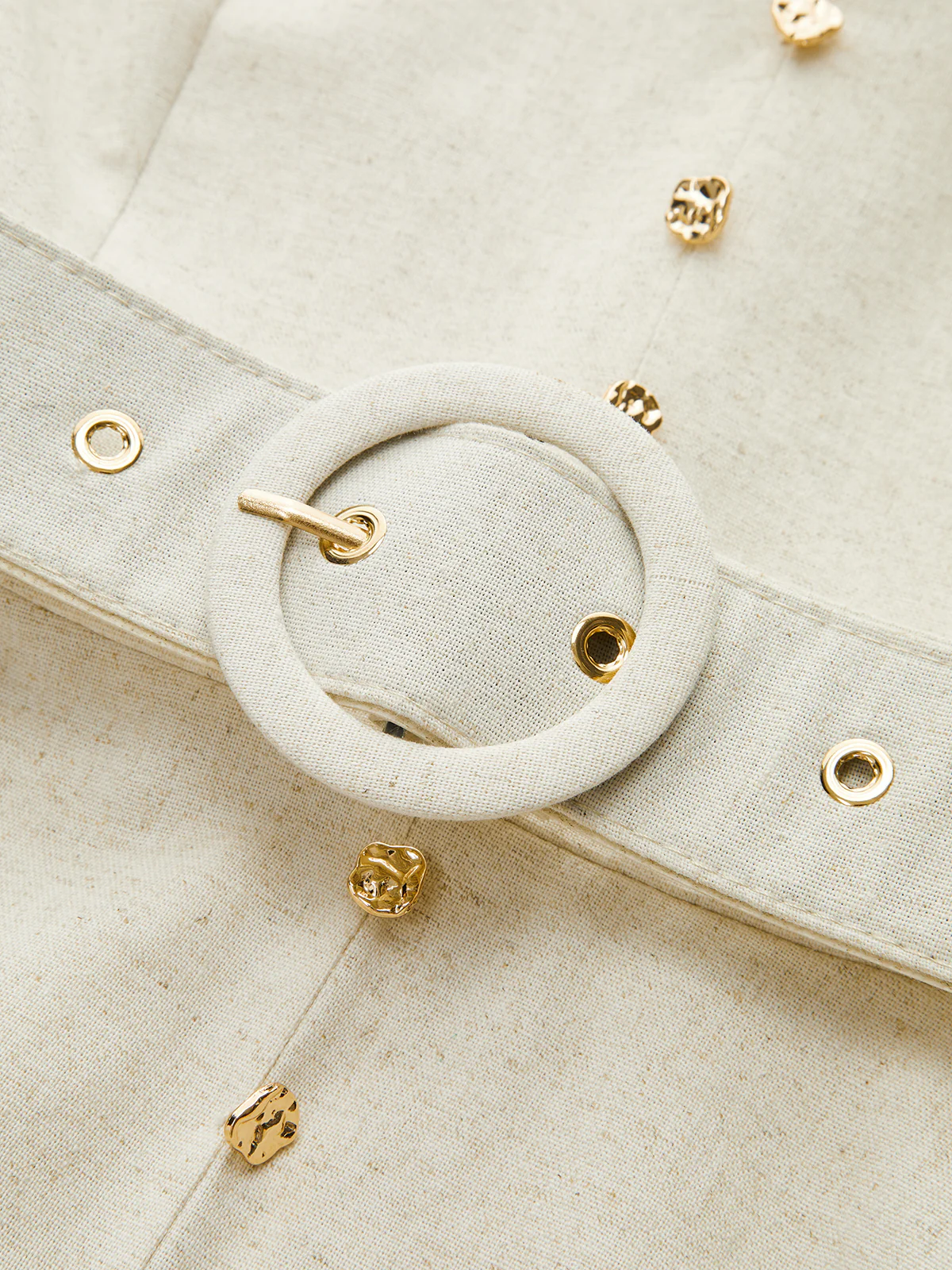 Button Front Belted Midi Dress - Wholesalesil