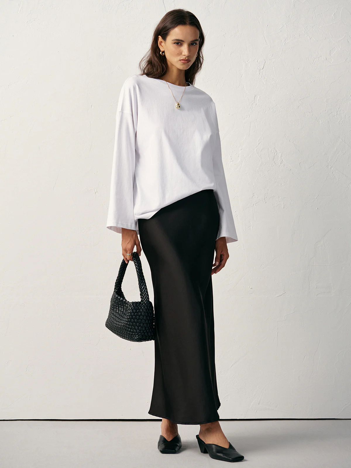 Long Sleeve Cotton T-Shirt - Wholesalesil