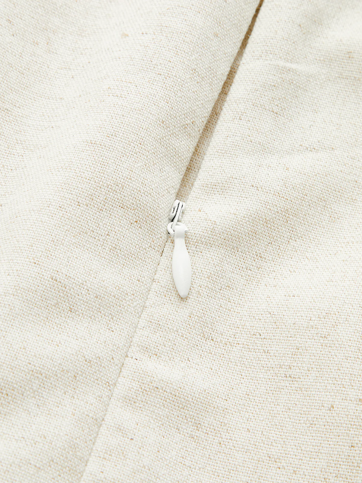 Cotton & Linen Belted Button Mini Dress - Wholesalesil