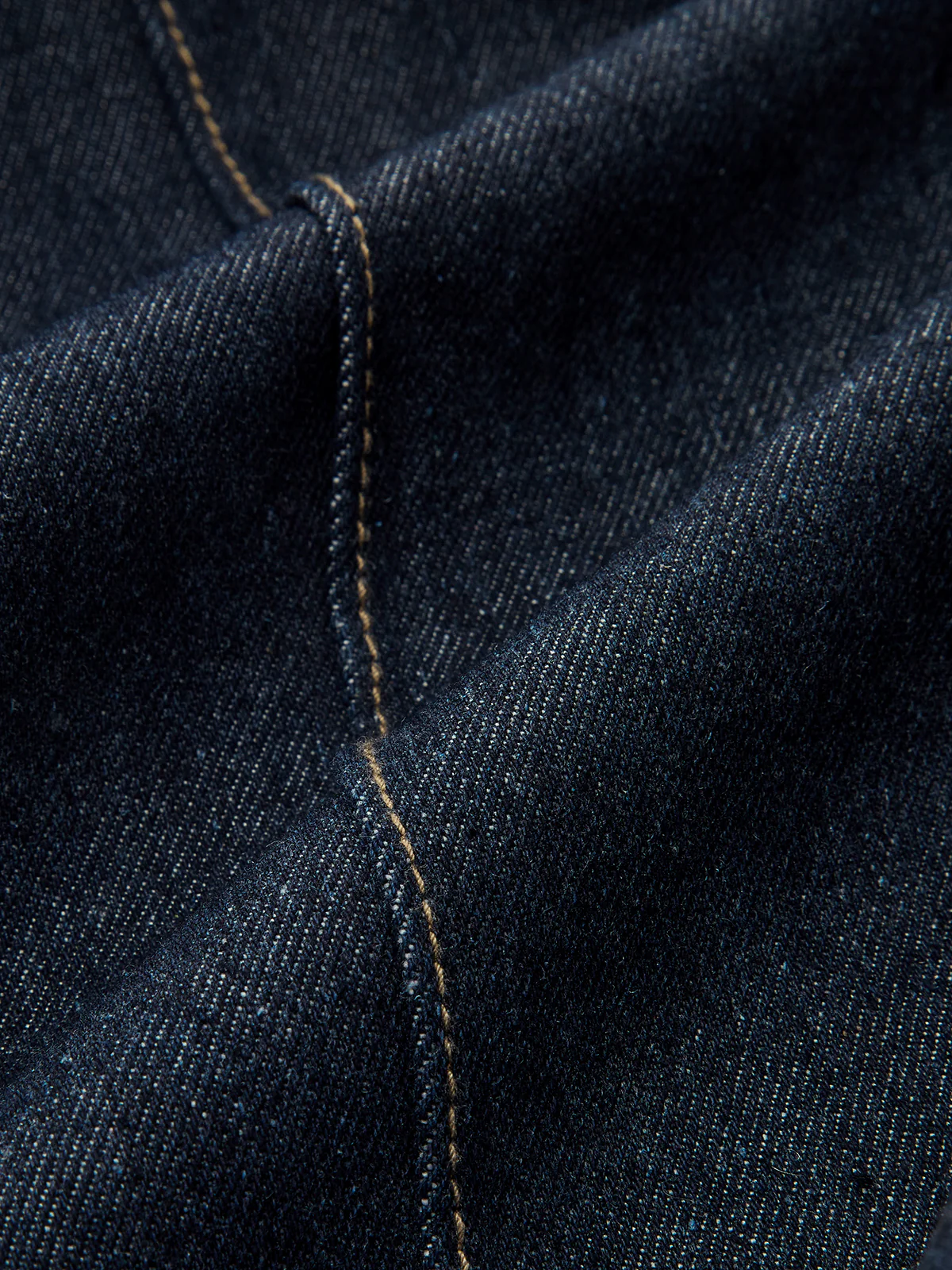 Contrast Waistband Denim Straight-Leg Pants - Wholesalesil