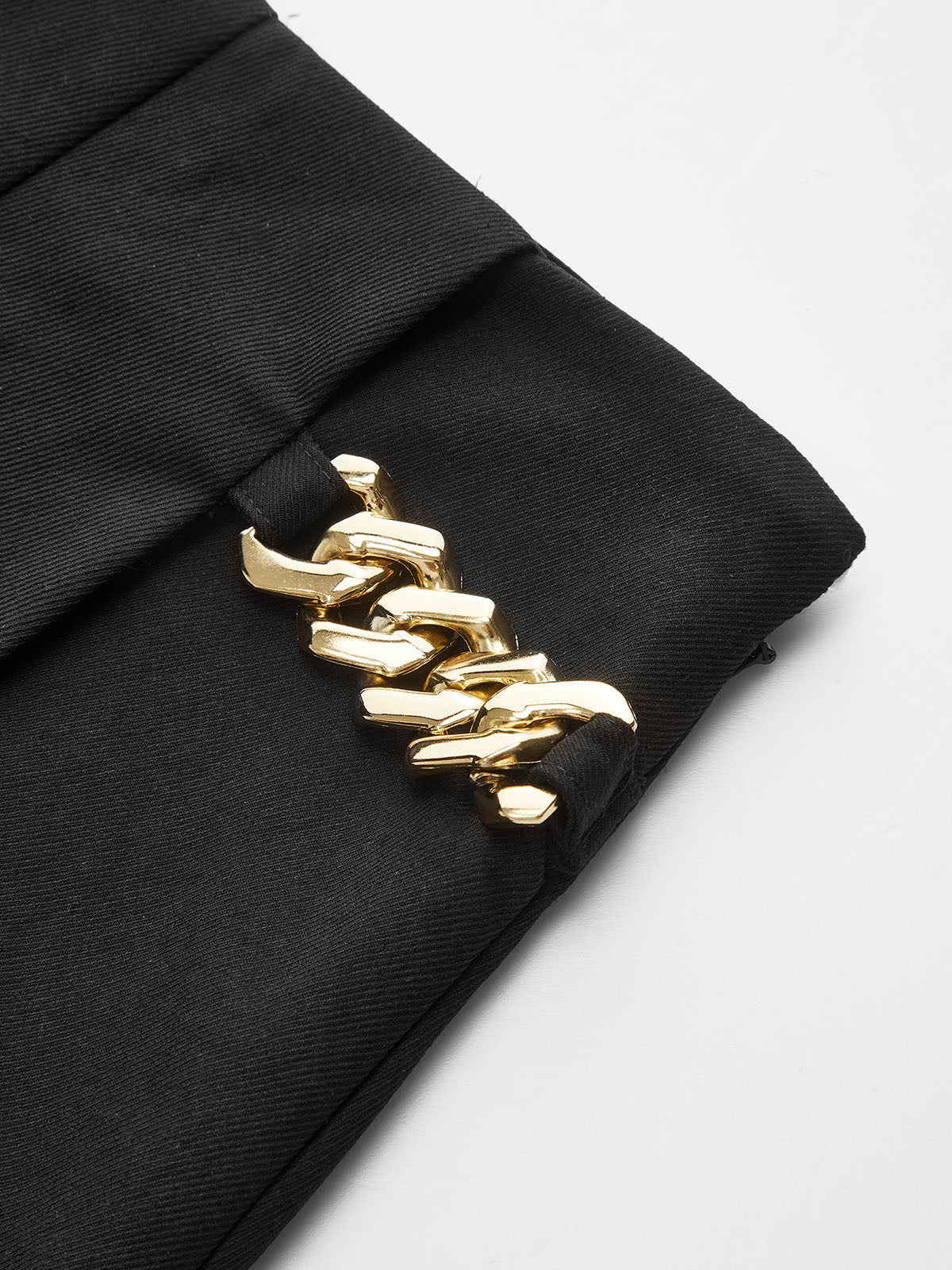 Chain Detail Pleat Skorts - Wholesalesil