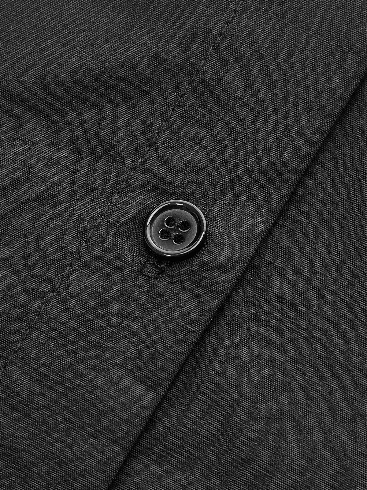 Pleated Button Front Shirt Dress - Wholesalesil