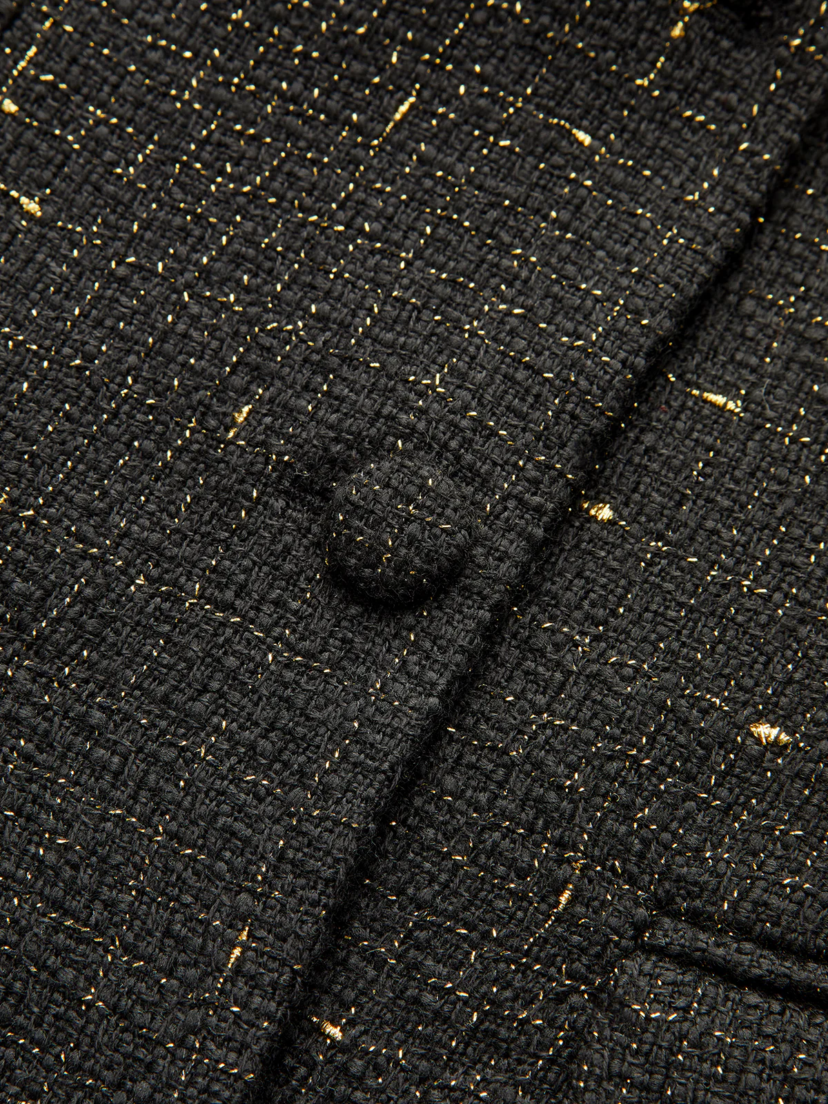 Tweed Belted Sleeveless Vest - Wholesalesil