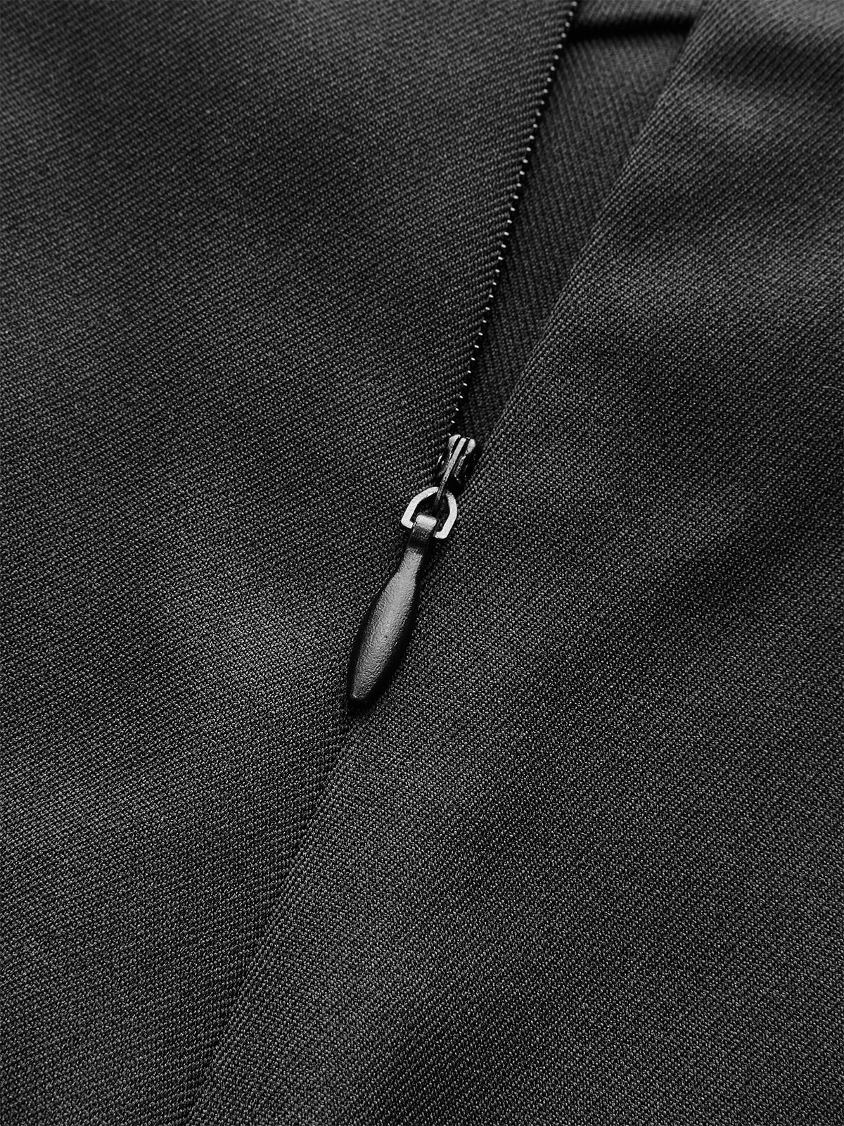 Mid-Waisted Pleated Shorts with Metal Button - Wholesalesil