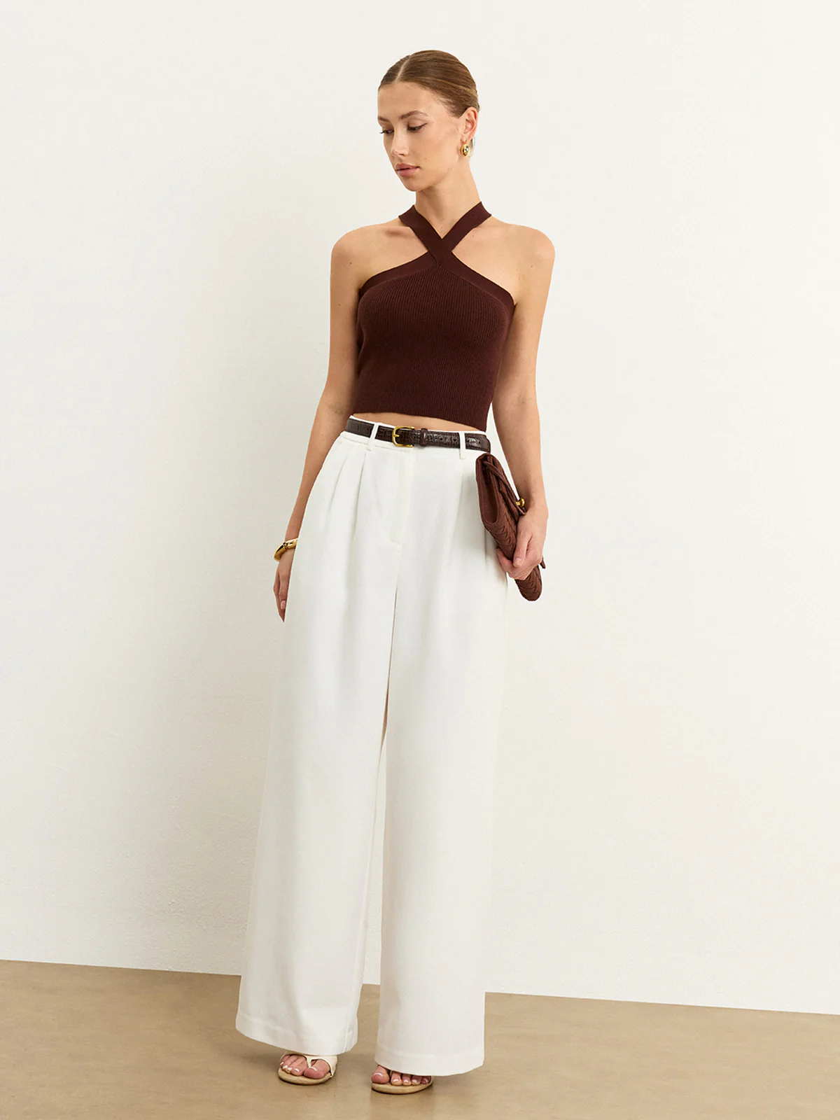 Knit Halter Top - Wholesalesil