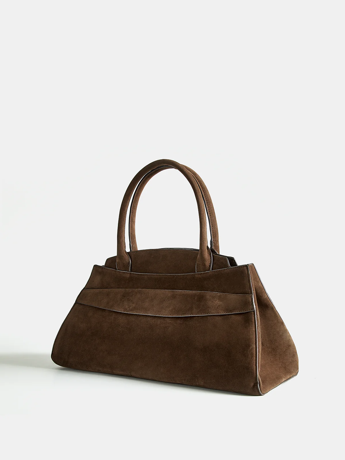 Suede Top-Handle Tote Bag - Wholesalesil