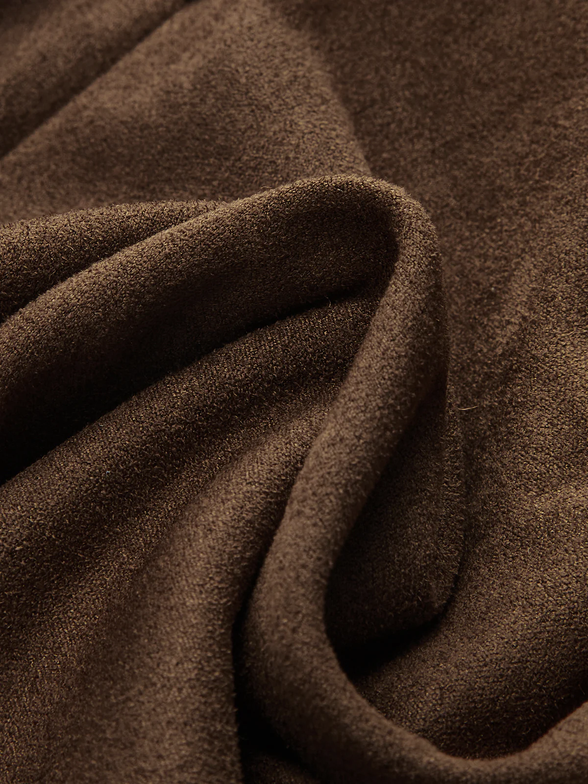 Suede Effect Ruched Sleeveless Vest - Wholesalesil