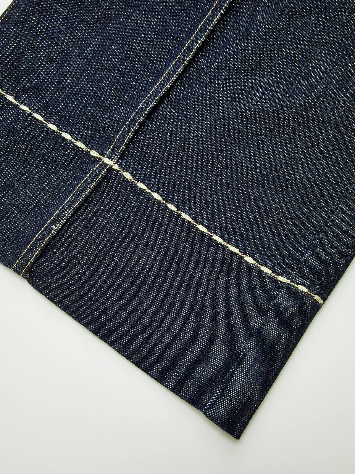 High-Waist Button Wide-Leg Denim Pants - Wholesalesil