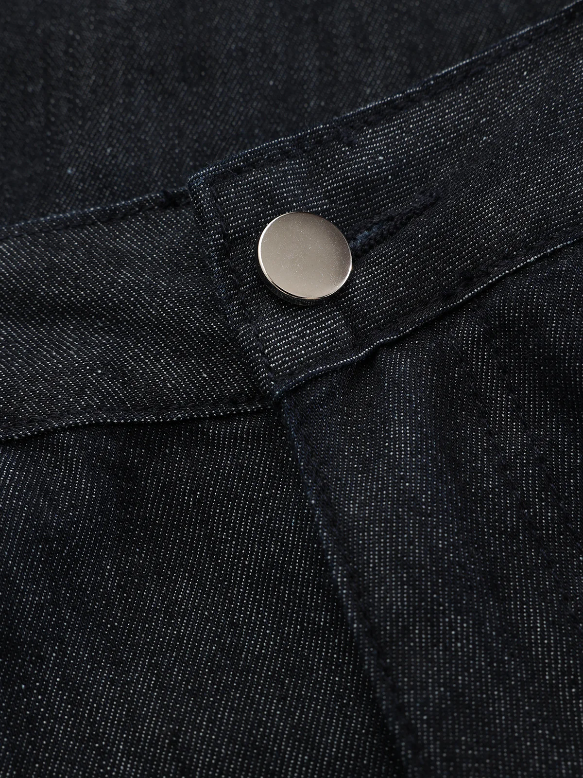 High-Waist Denim Extra Long Wide-Leg Pants - Wholesalesil