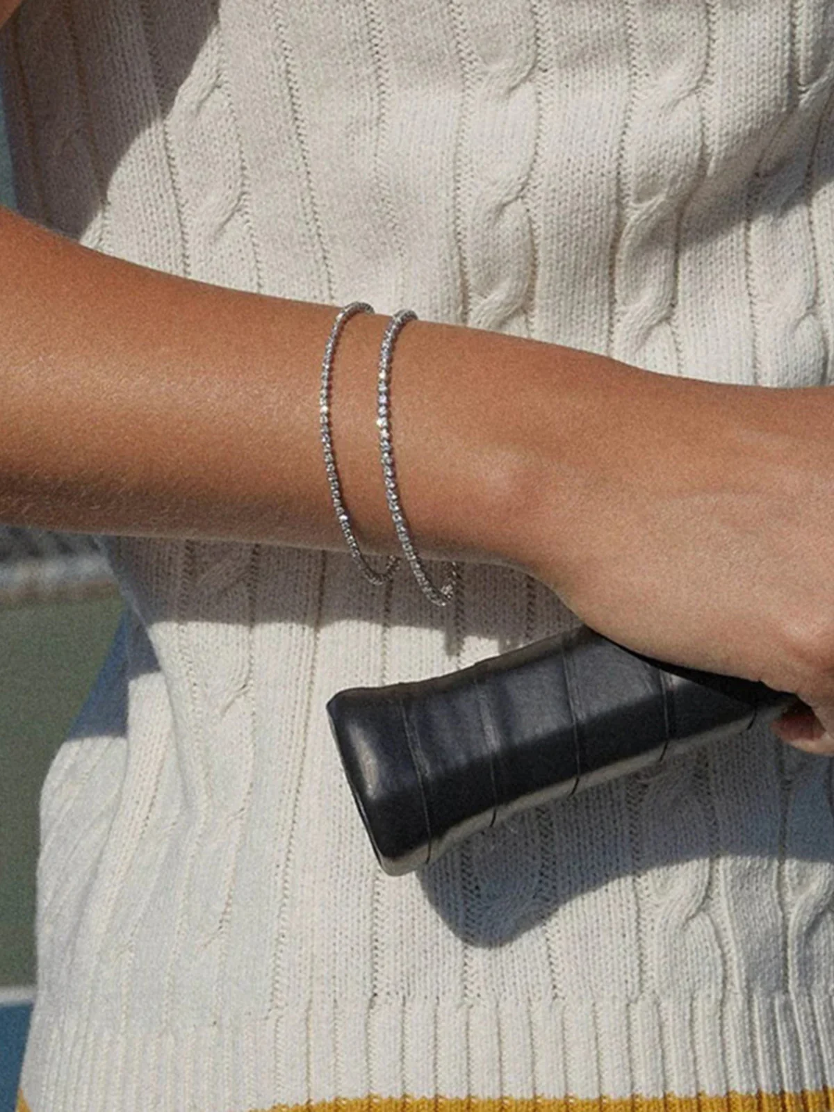 Multi-Style Crystal Embellishments Bracelet - Wholesalesil