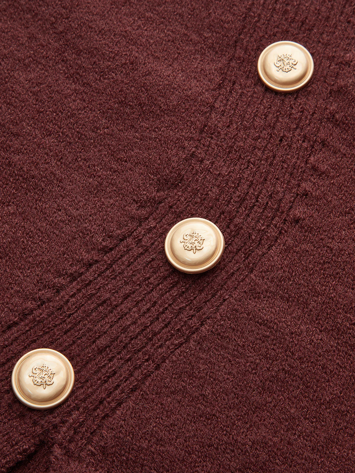 Asymmetrical Decor Button Sweater - Wholesalesil