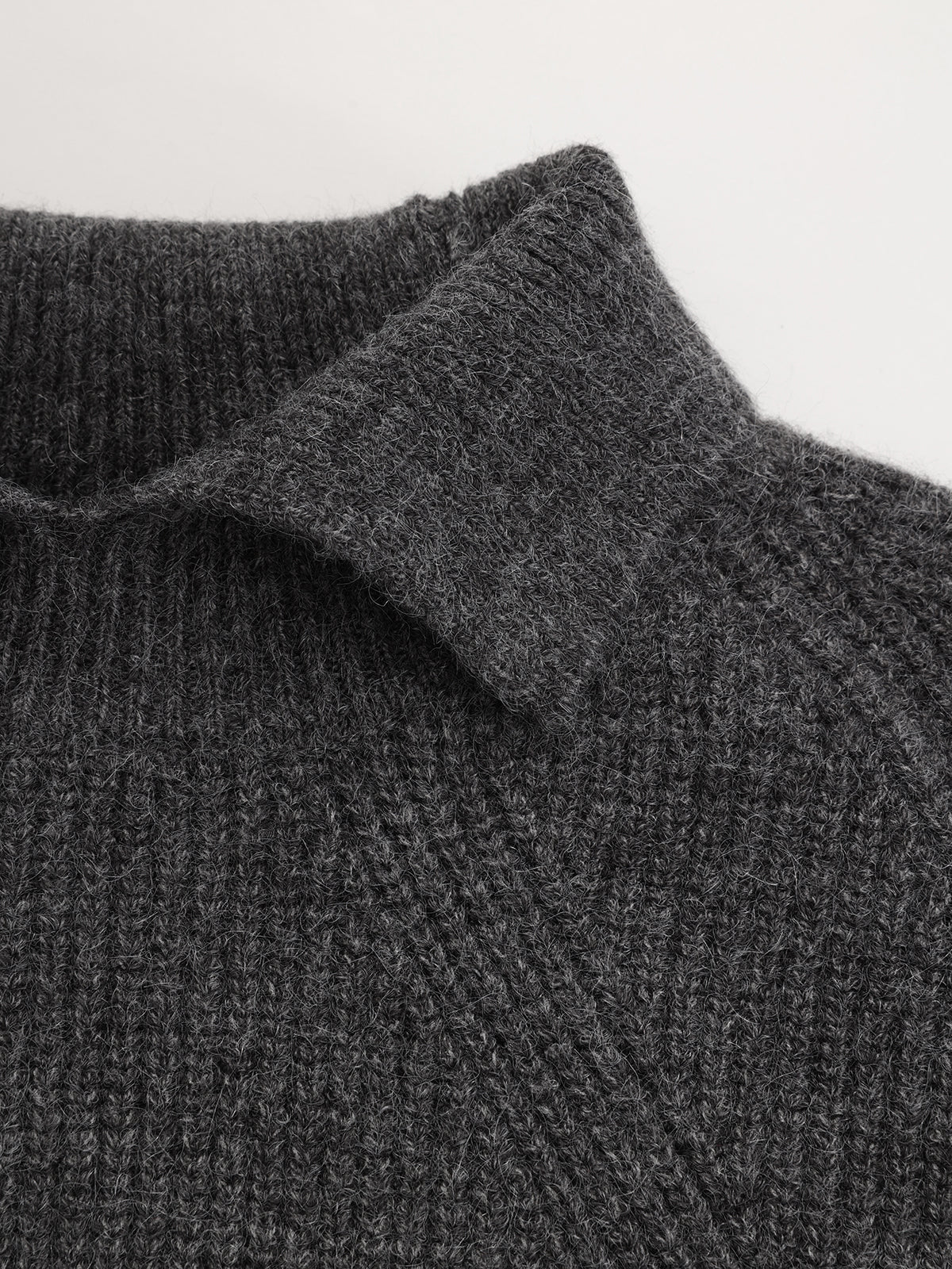 Collared Long Sleeve Sweater - Wholesalesil