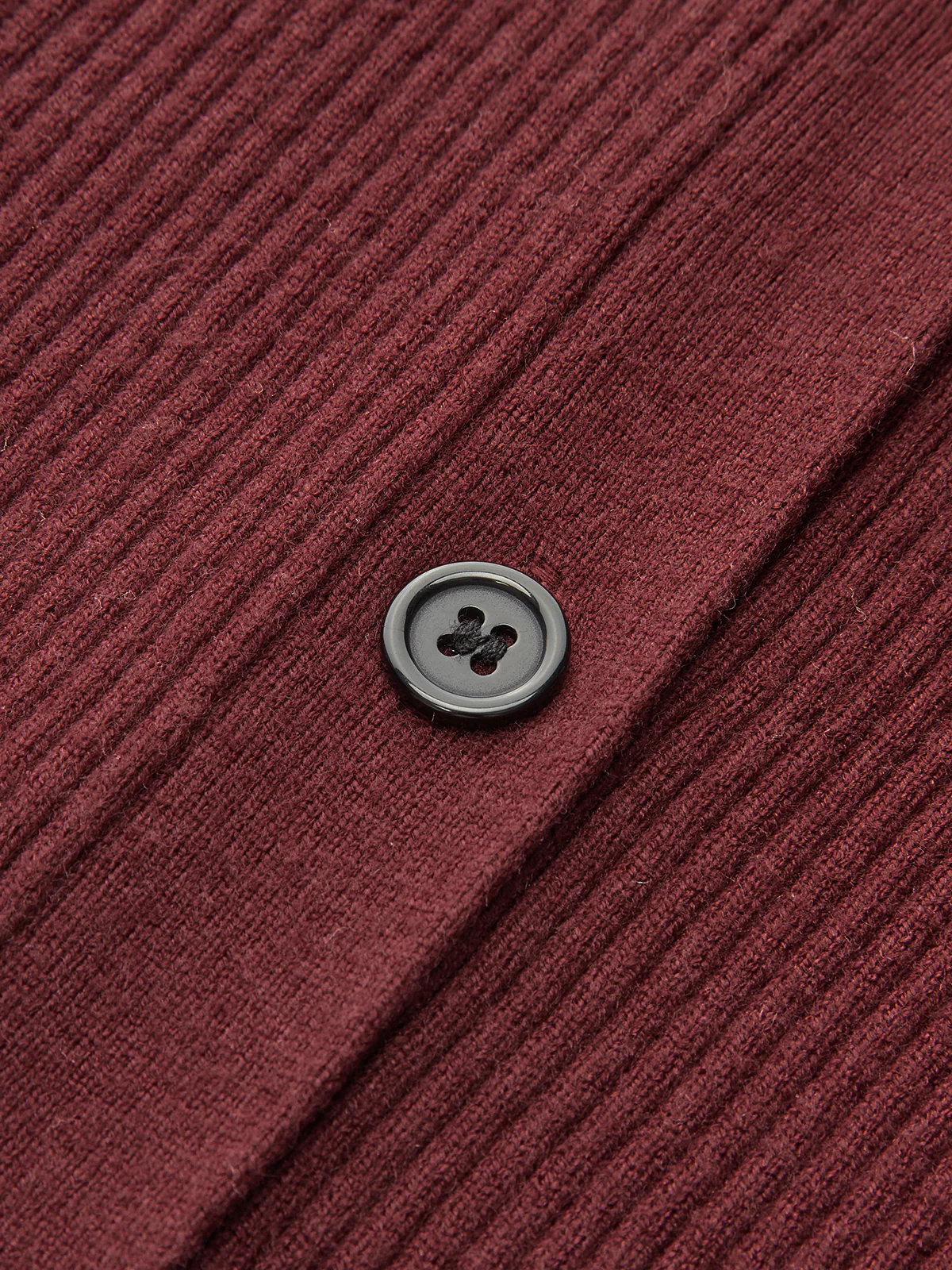 Halter Neck Button Front Ribbed Sweater - Wholesalesil