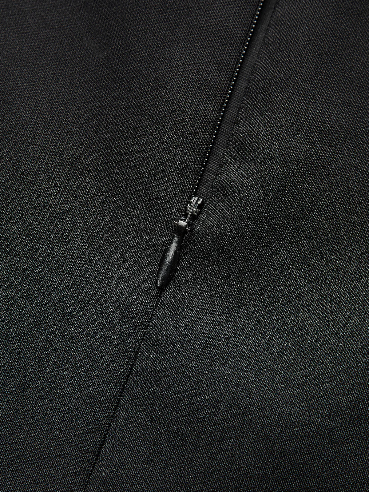 Long Sleeve Color-Block Pleated Dress - Wholesalesil