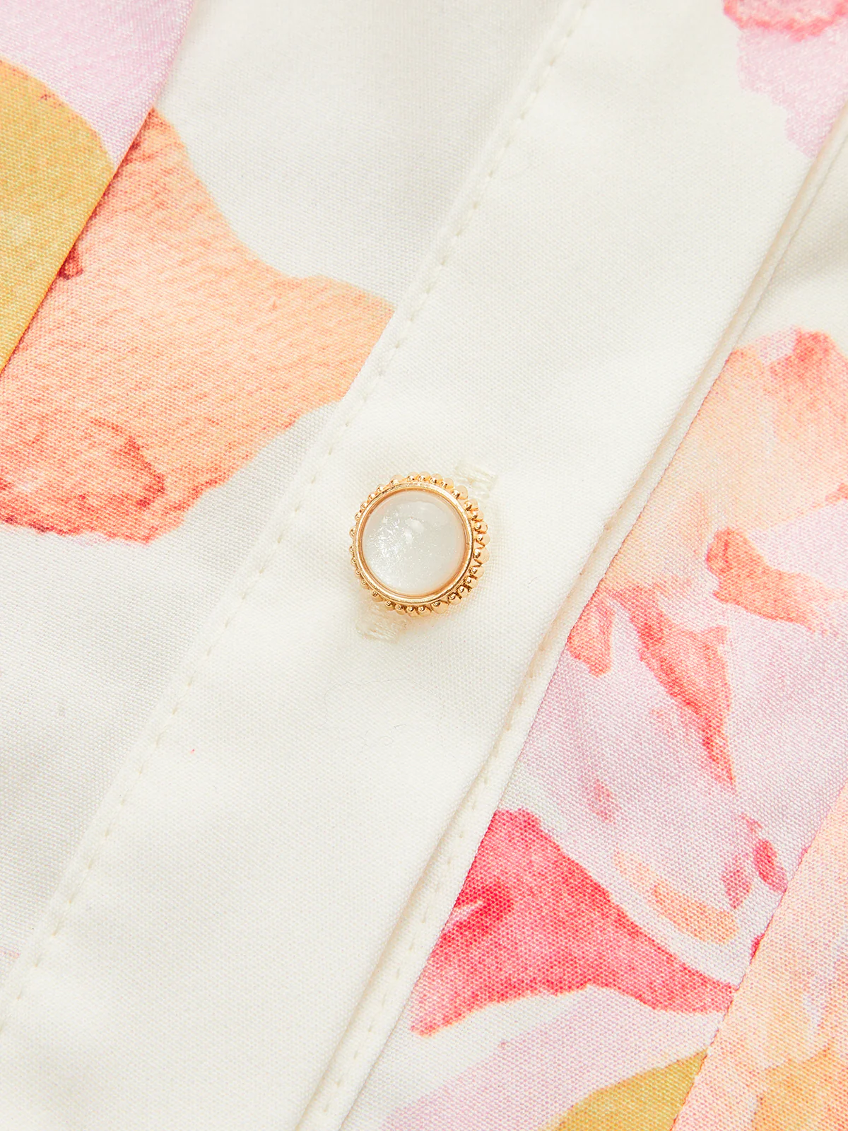 Floral Print Pleated Shirt Dress with Belt - Wholesalesil