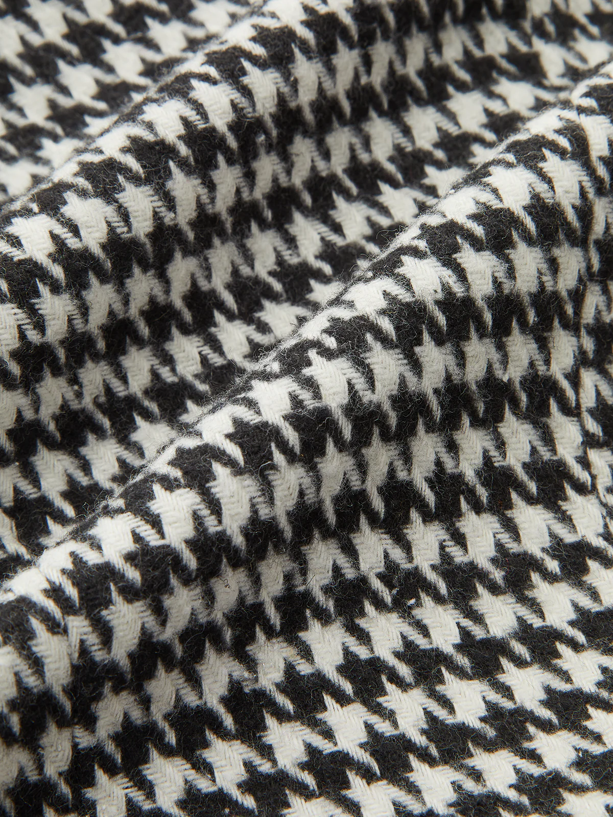 Houndstooth Tweed Belted Vest - Wholesalesil