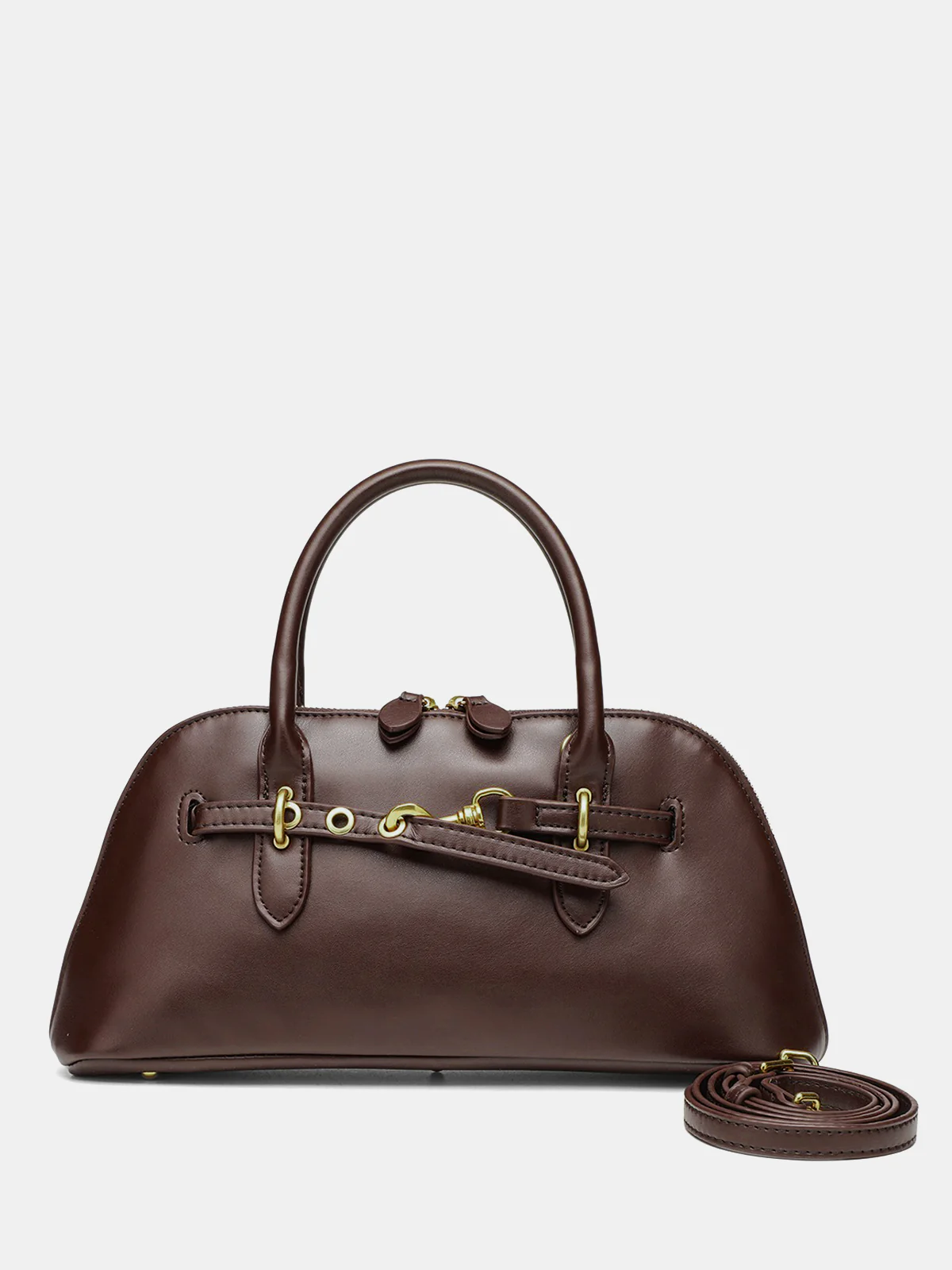 Metal Accent Vintage Shell Bag - Wholesalesil