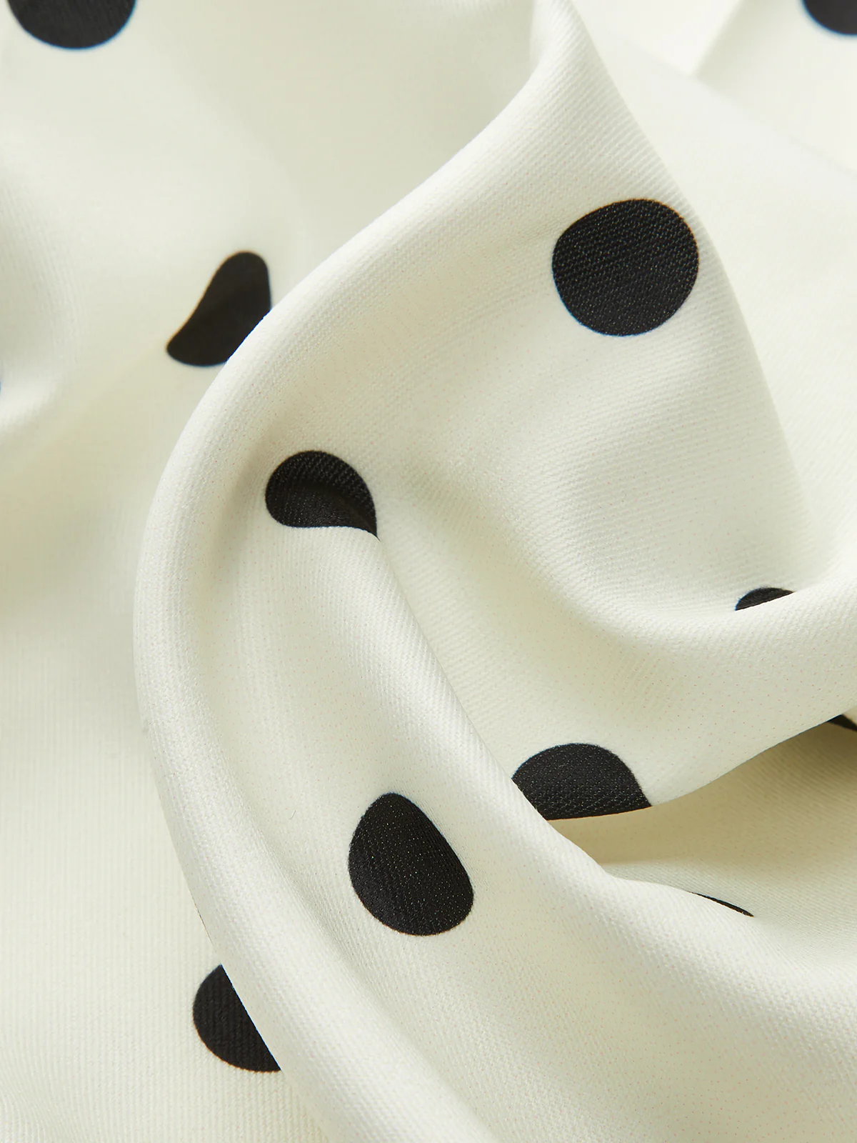 Polka Dot Square Neck Maxi Dress - Wholesalesil