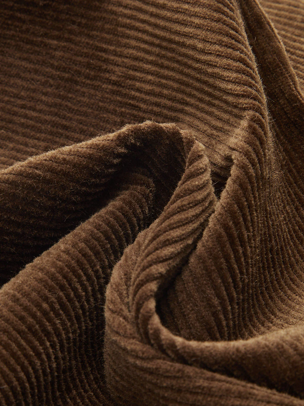 Mid-Waist Corduroy Wide-Leg Pants - Wholesalesil