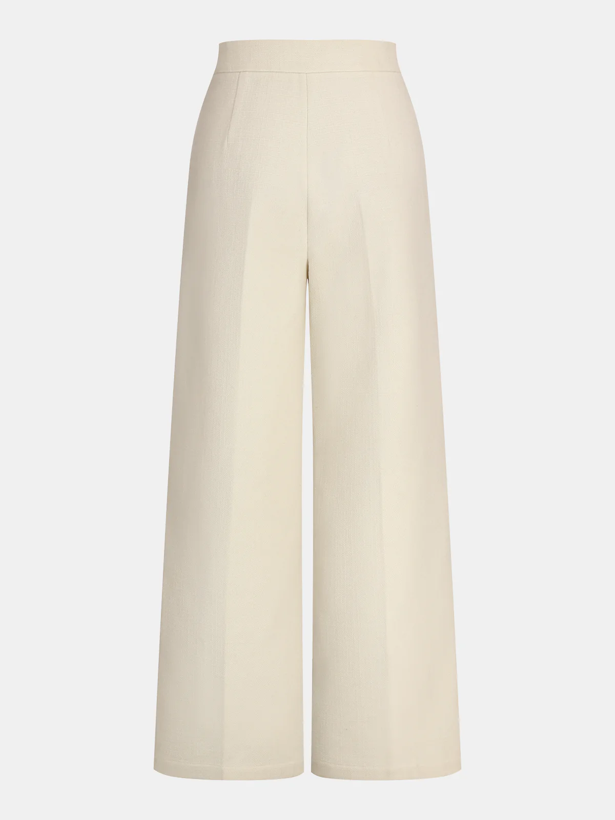 Mid-Waist Straight-Leg Pants - Wholesalesil