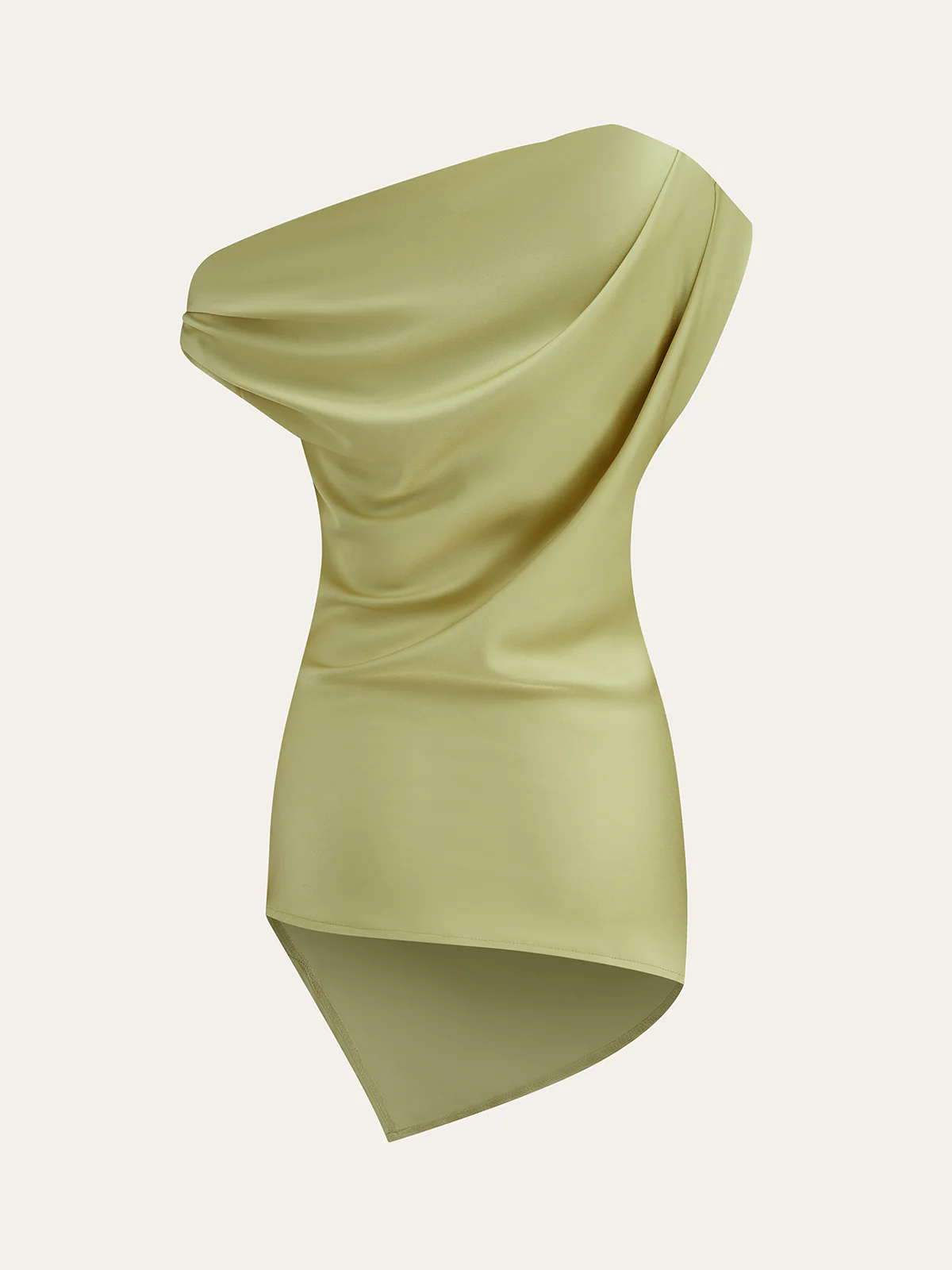 One-Shoulder Ruched Top - Wholesalesil