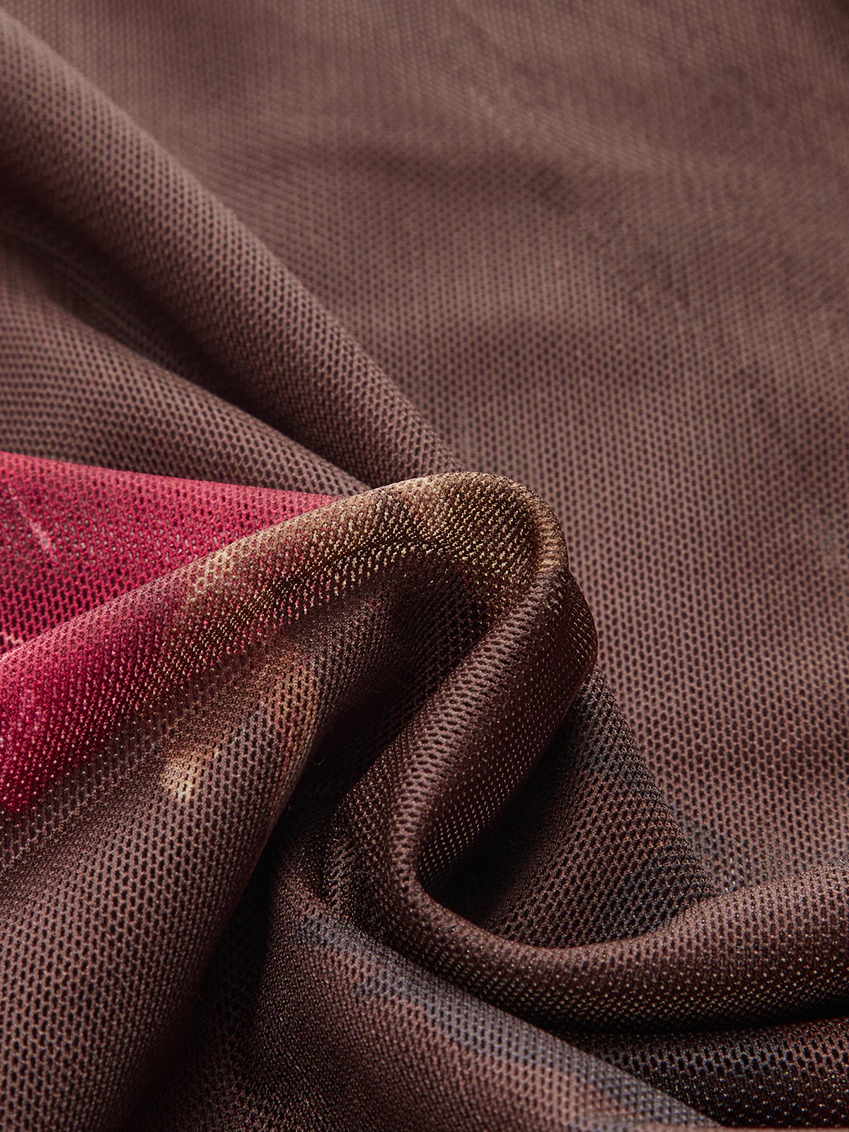 Floral Print Off-Shoulder Mesh T-Shirt - Wholesalesil