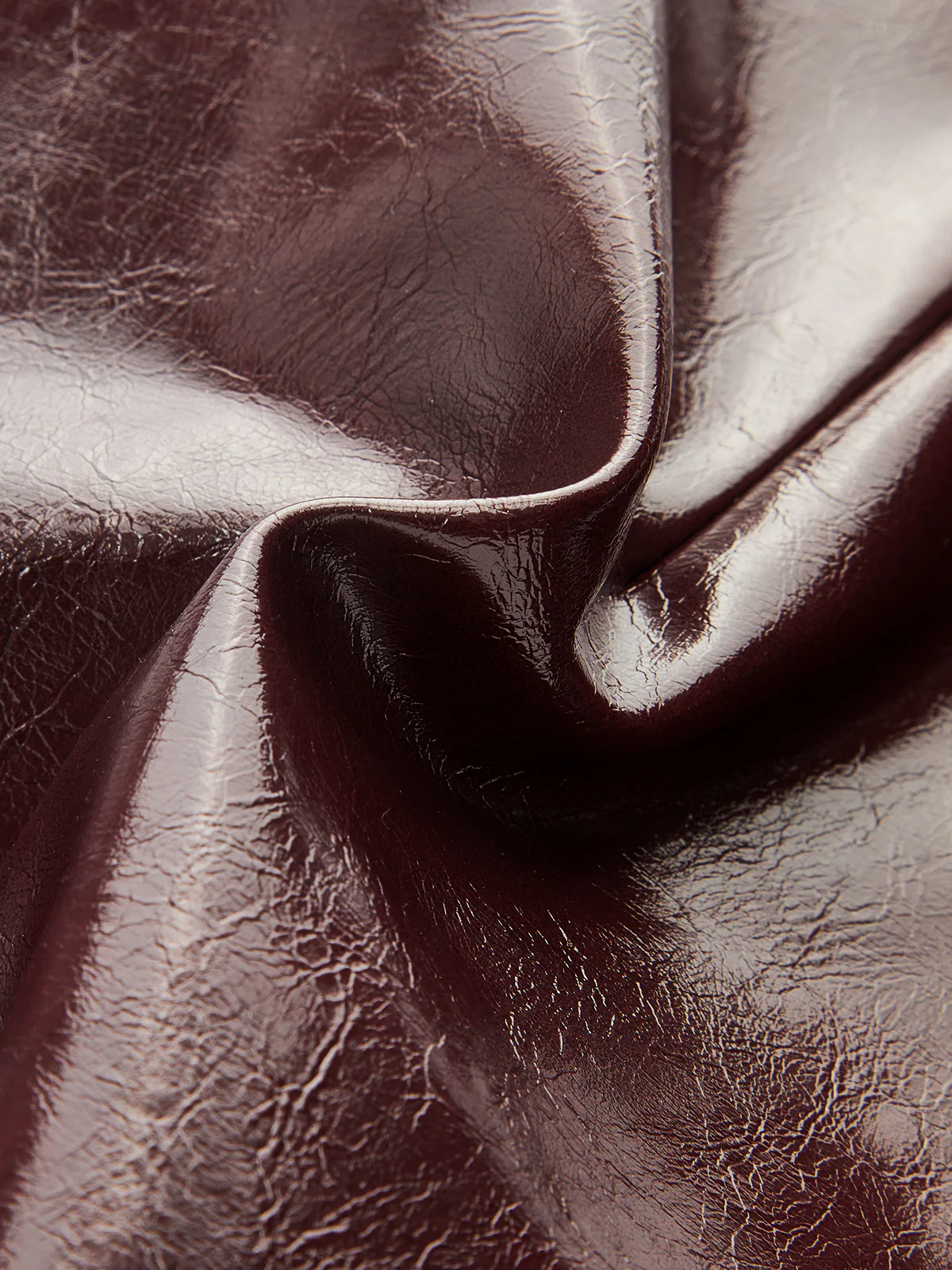 Metal Rose Faux Leather Skort - Wholesalesil