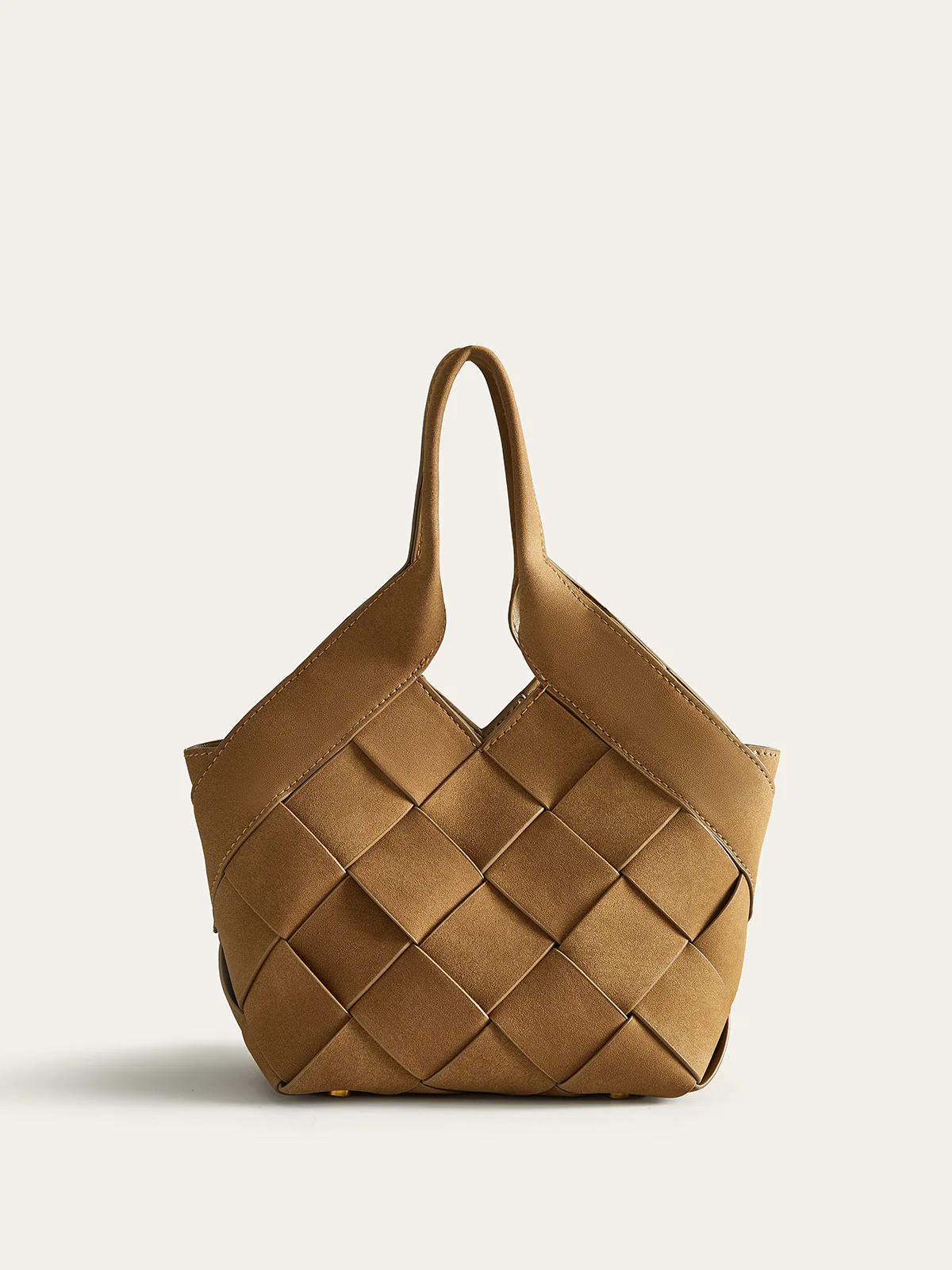 Woven PU Tote Bag - Wholesalesil