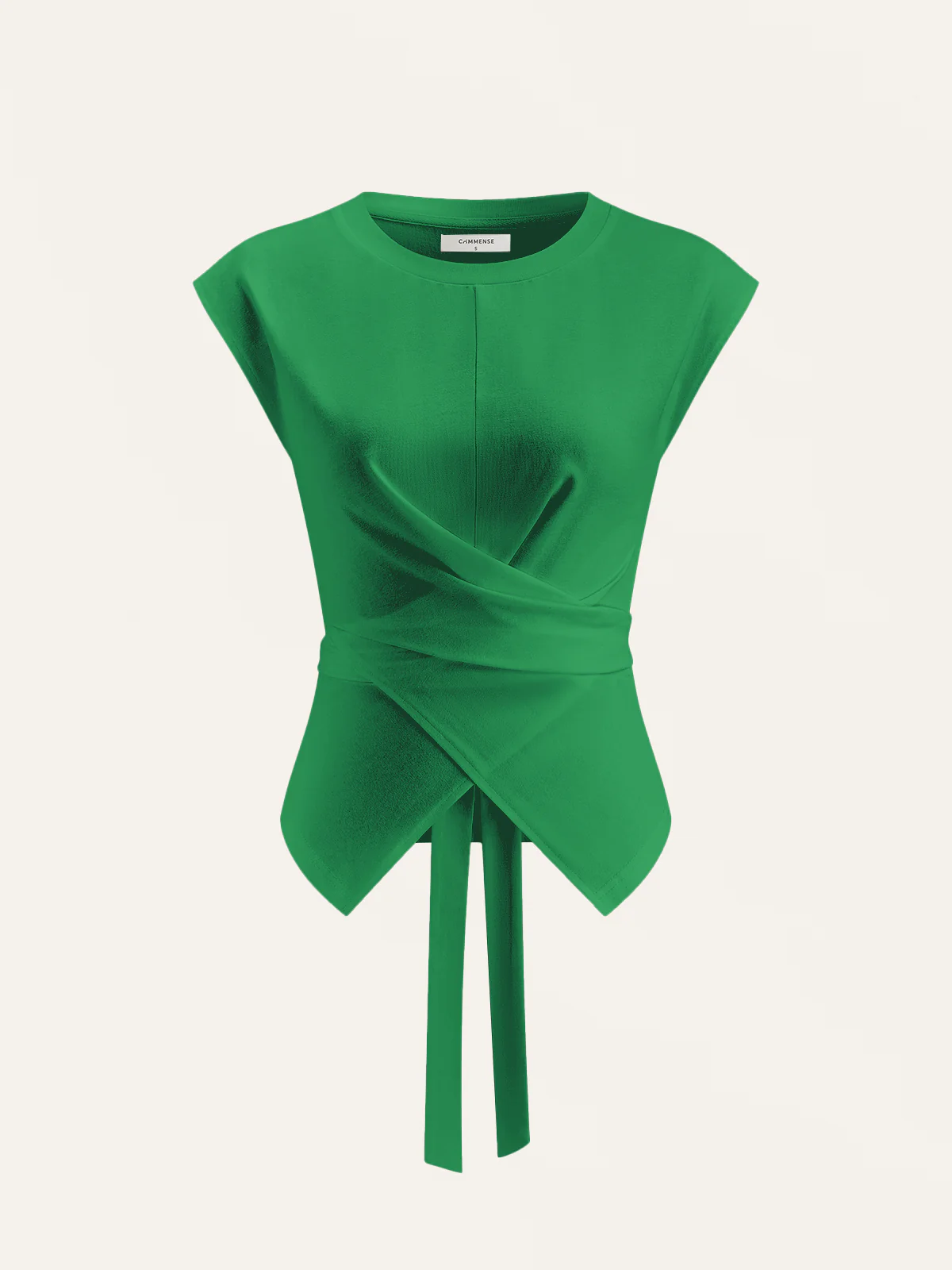 Wrap-Front Tie-Back Top - Wholesalesil