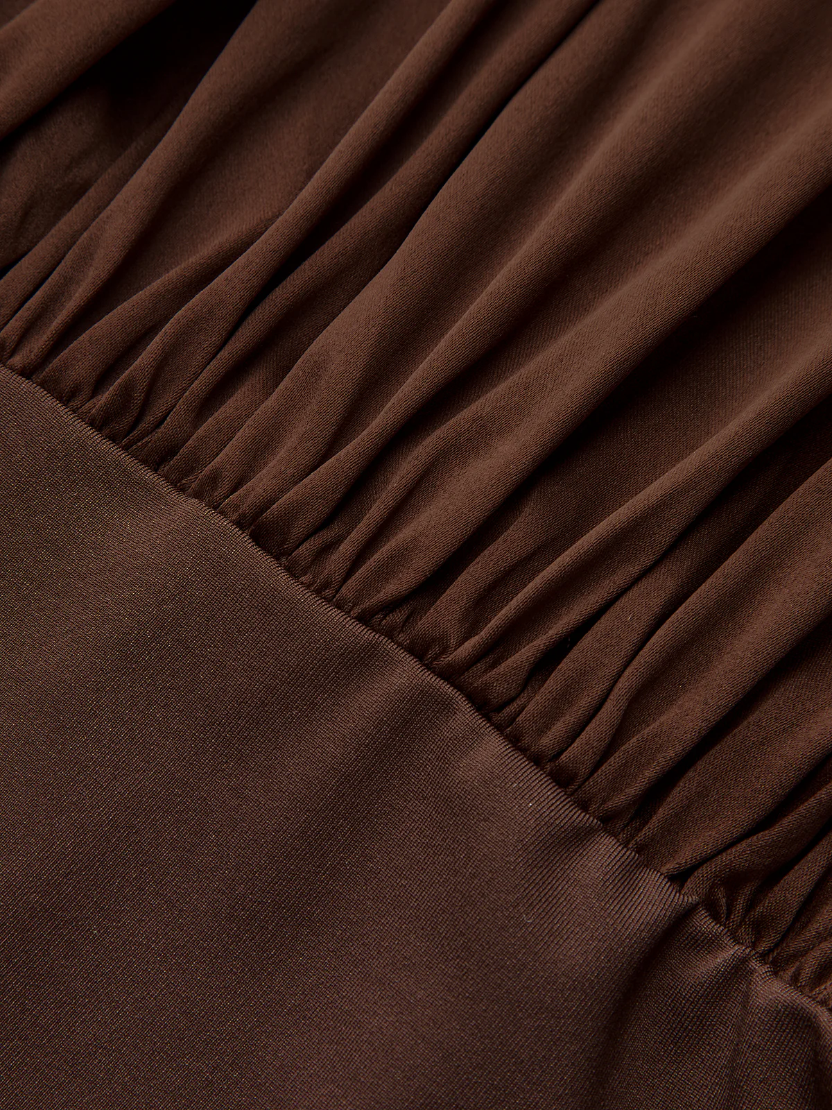 Satin Collared Long Sleeve Bodysuit - Wholesalesil