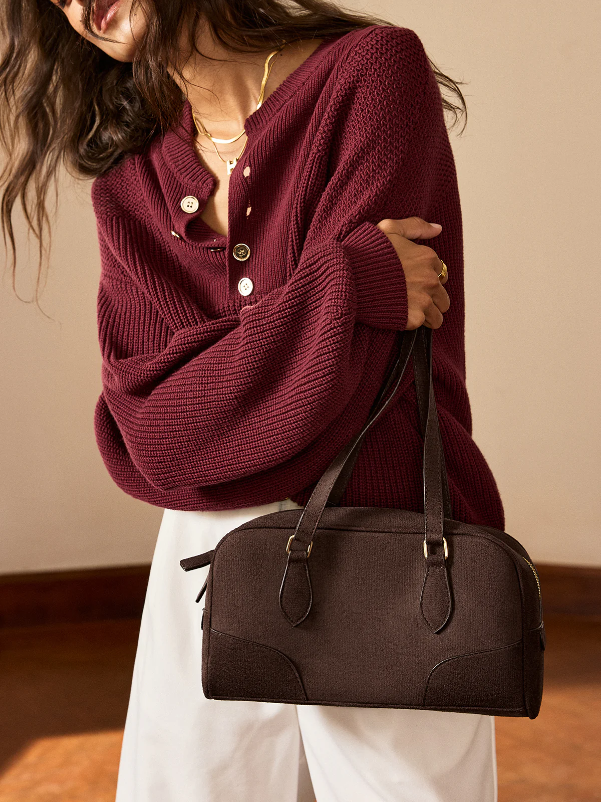 Retro Suede Handbag - Wholesalesil